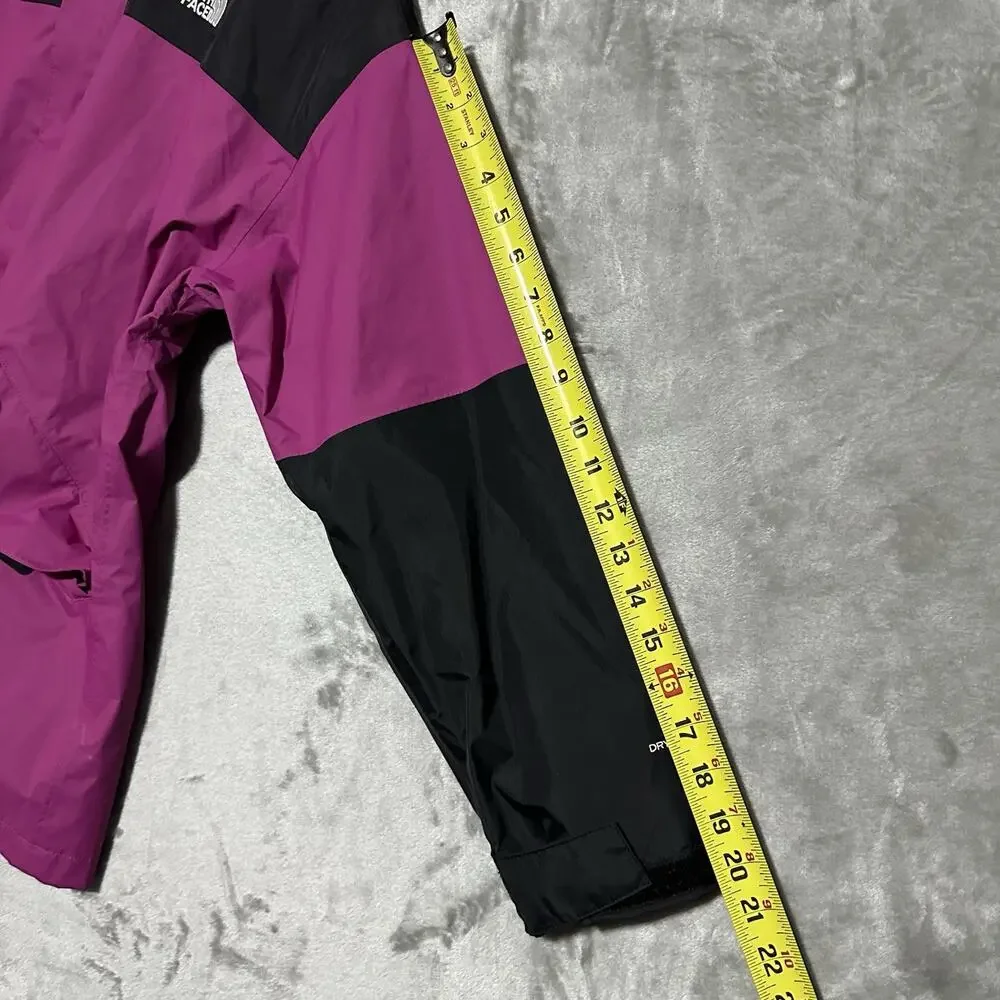 The North Face DryVent Hooded Jacket Youth‎ Size L 14/16 Purple Waterproof Lined